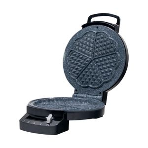 Máquina para prepara waffles corazón cerámica